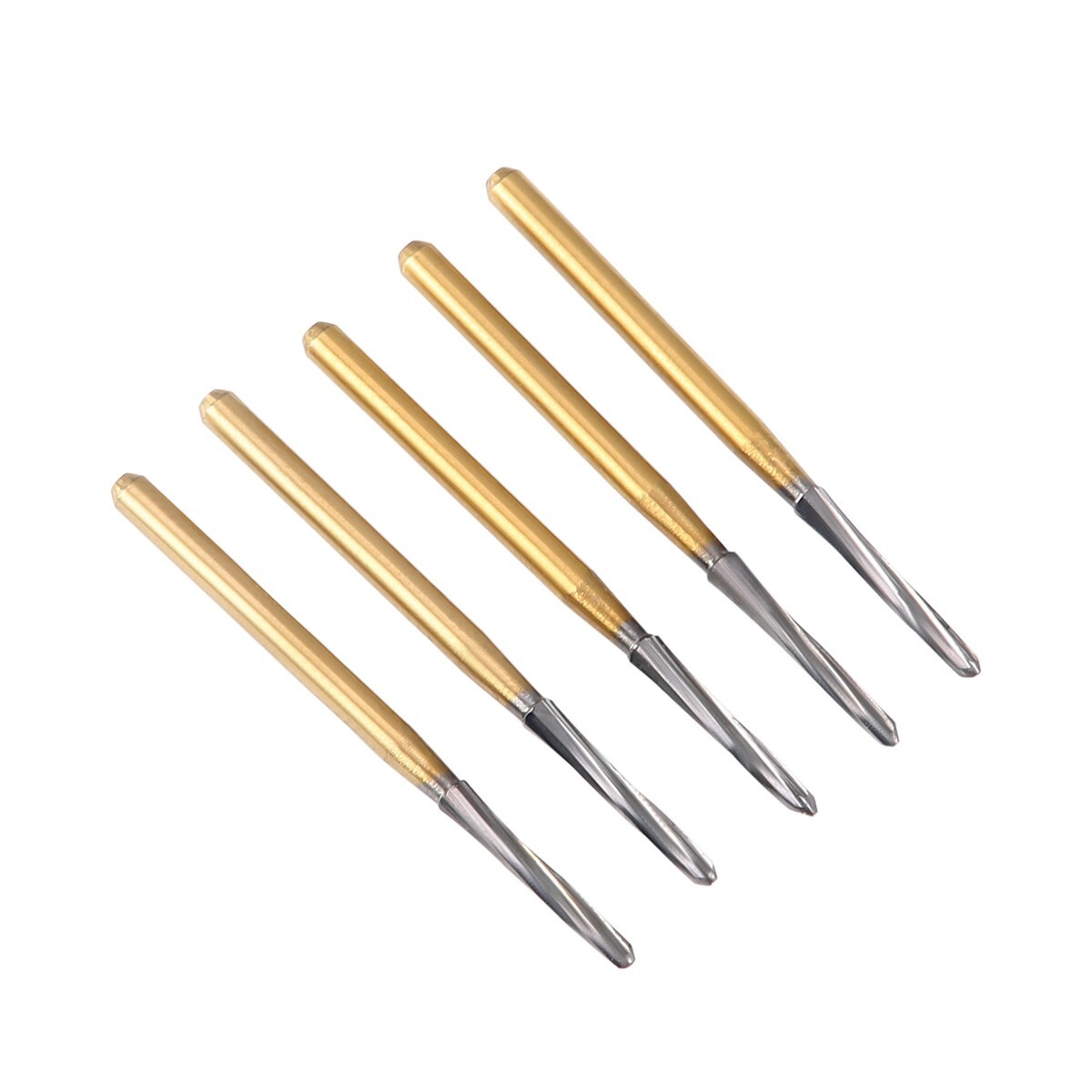 5PCS Dental Endodontic ENDO-Z Tungsten Carbide Burs FG Round Bur High Speed 21mm