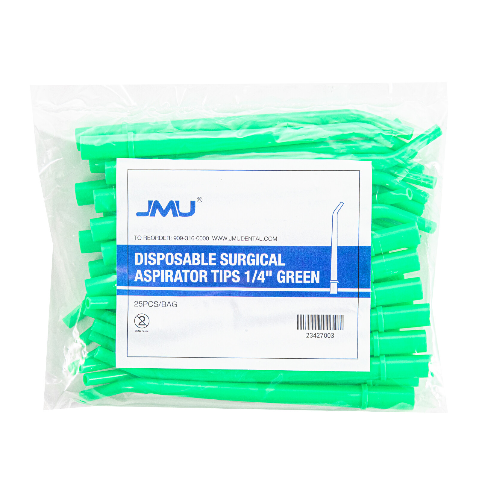 100PCS JMU Disposable Dental Surgical Aspirator Tip Suction Saliva Ejector Tube