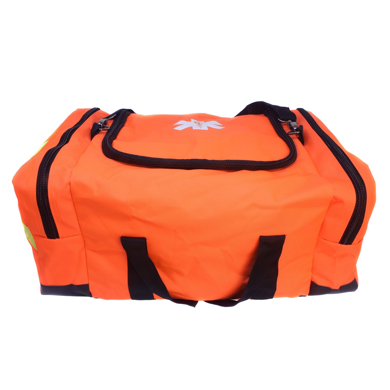 Ever Ready First Aid Large EMT Responder Trauma Bag 4 Piece Set, Orange
