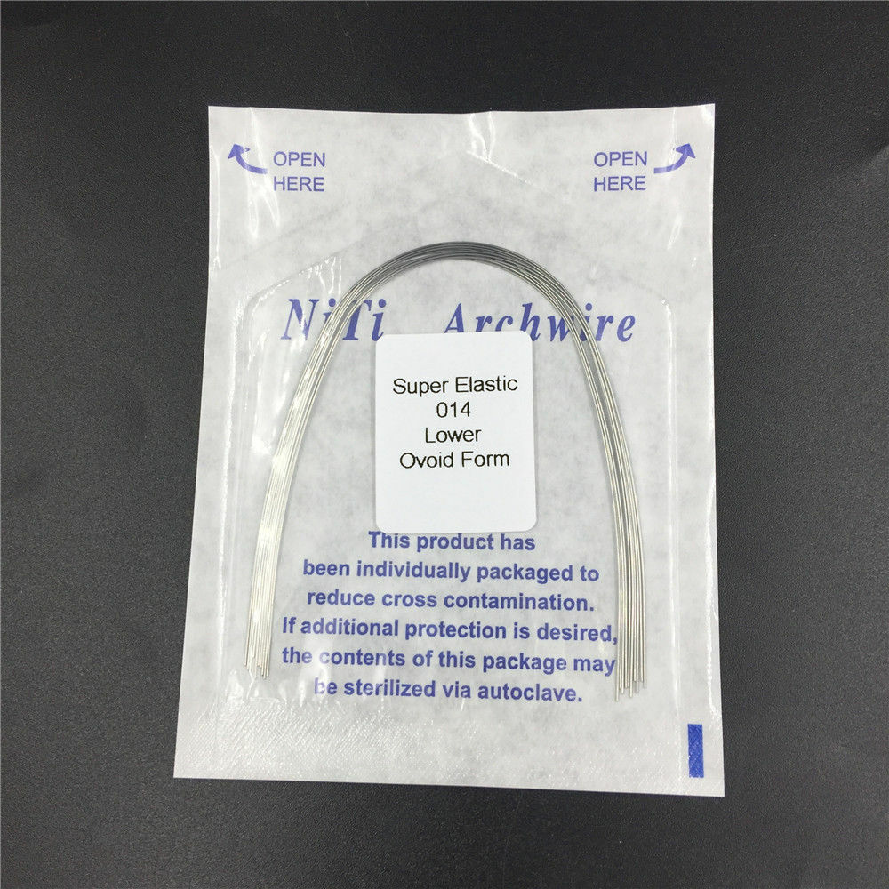 Dental Orthodontic Kit Bracket Roth 022 Elastics Arch Wire NiTi Ligature Ties