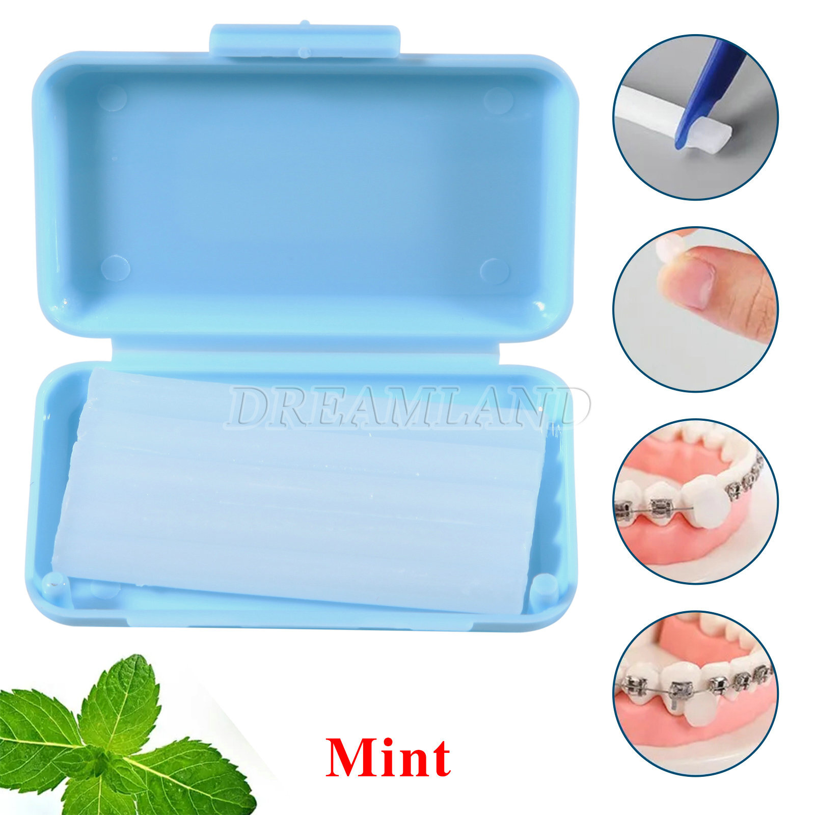 10 /20/ 50 Pack Orthodontic Wax – Relief for Braces Irritation Scent & Unscented