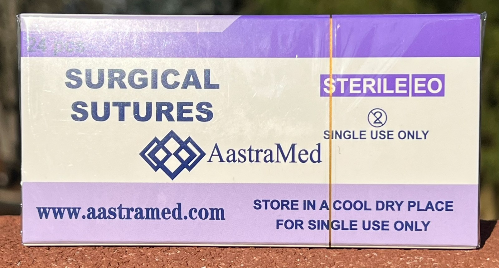 2/0 PGA Suture 24/Box Polyglycolic Acid Veterinary Surgical Dental, R-cutt 30mm