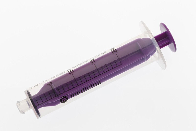 ENFit® Reusable Sterile Syringe with O-Ring 20ml Individually Packaged 10 Pack