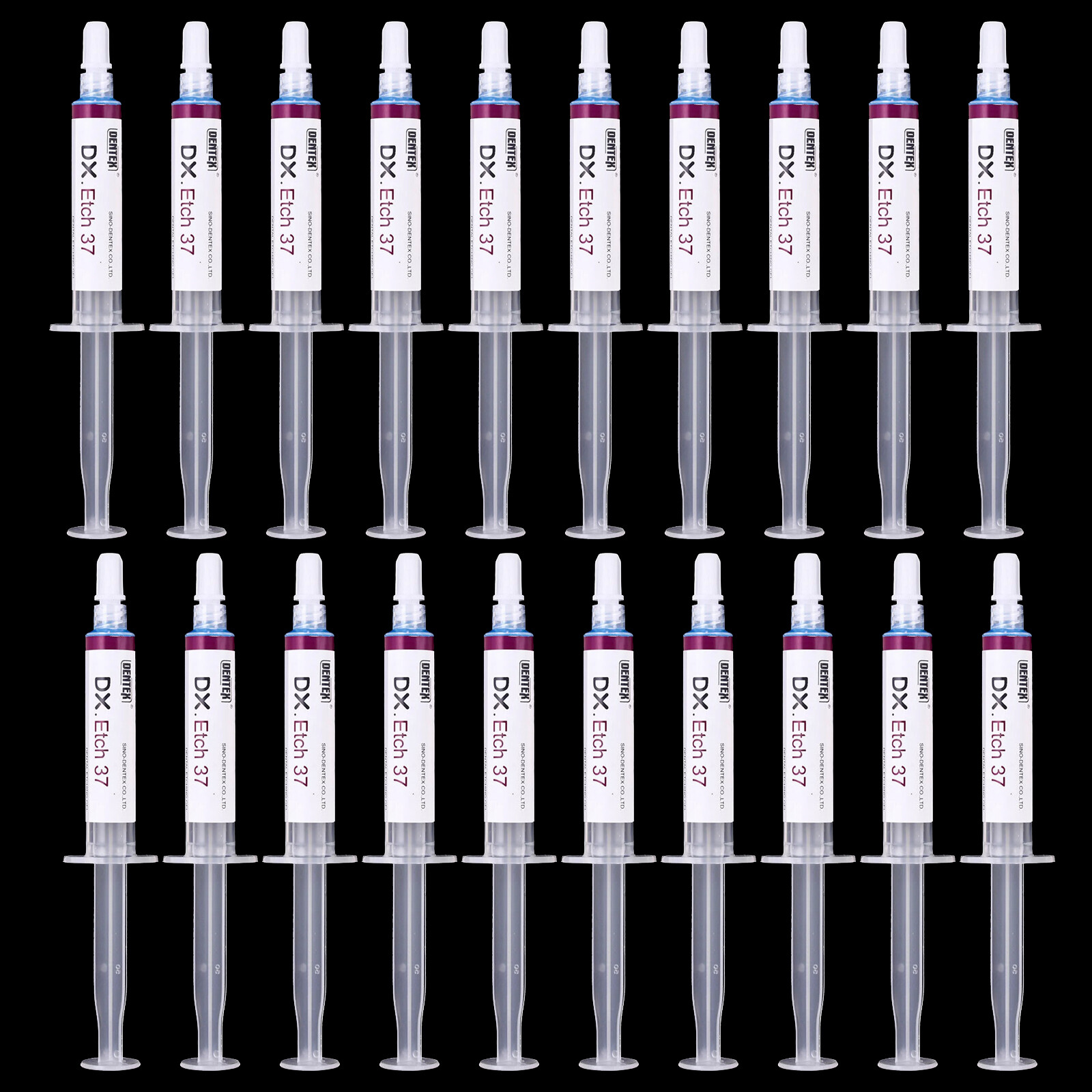Dentex Dental Acid Etching Gel 37% 5 ml/syringe DX Etch 37