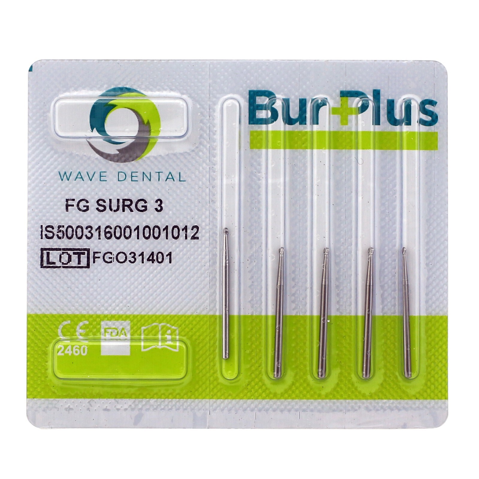 Wave Dental Surgical Length Bur 25mm Tungsten Carbide FG SL Midwest FGOS FG SURG