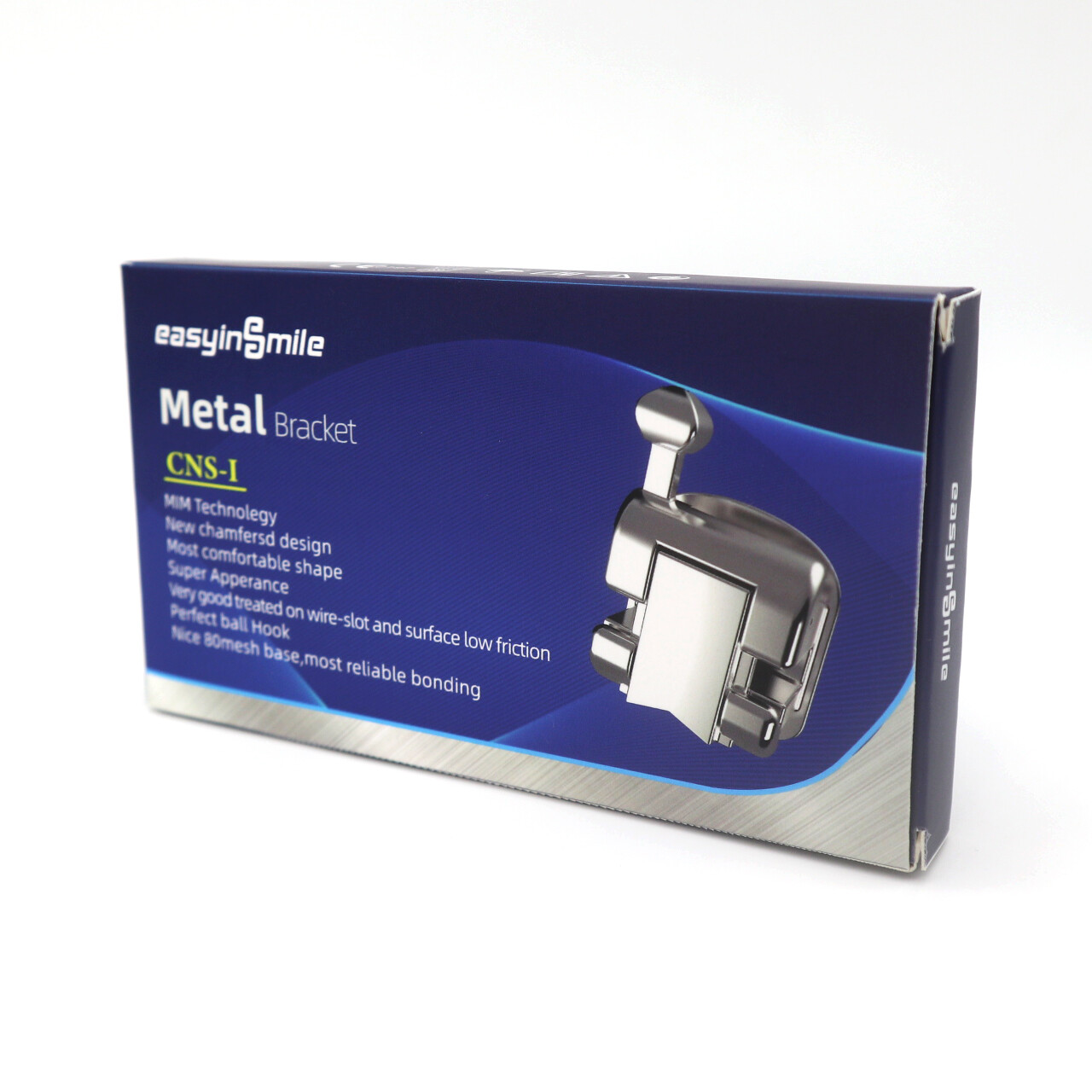 Orthodontic Metal Self-Ligating Brackets Dental MIM Braces ROTH/MBT .022 345Hook