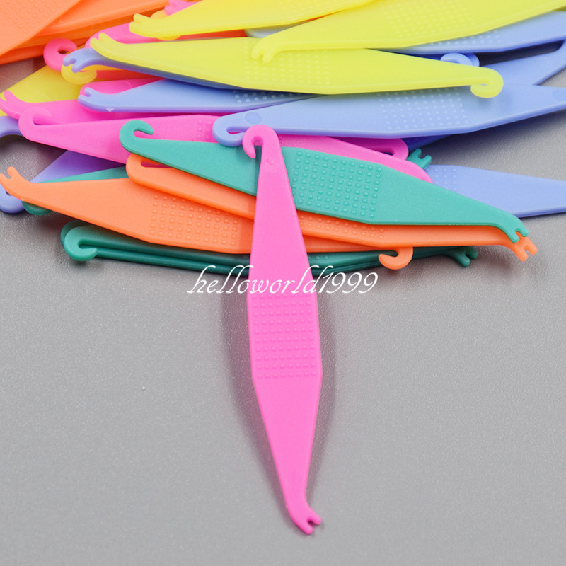 100Pcs Orthodontic Elastics Placer Remove for Braces Elastic Rubber Band Placers