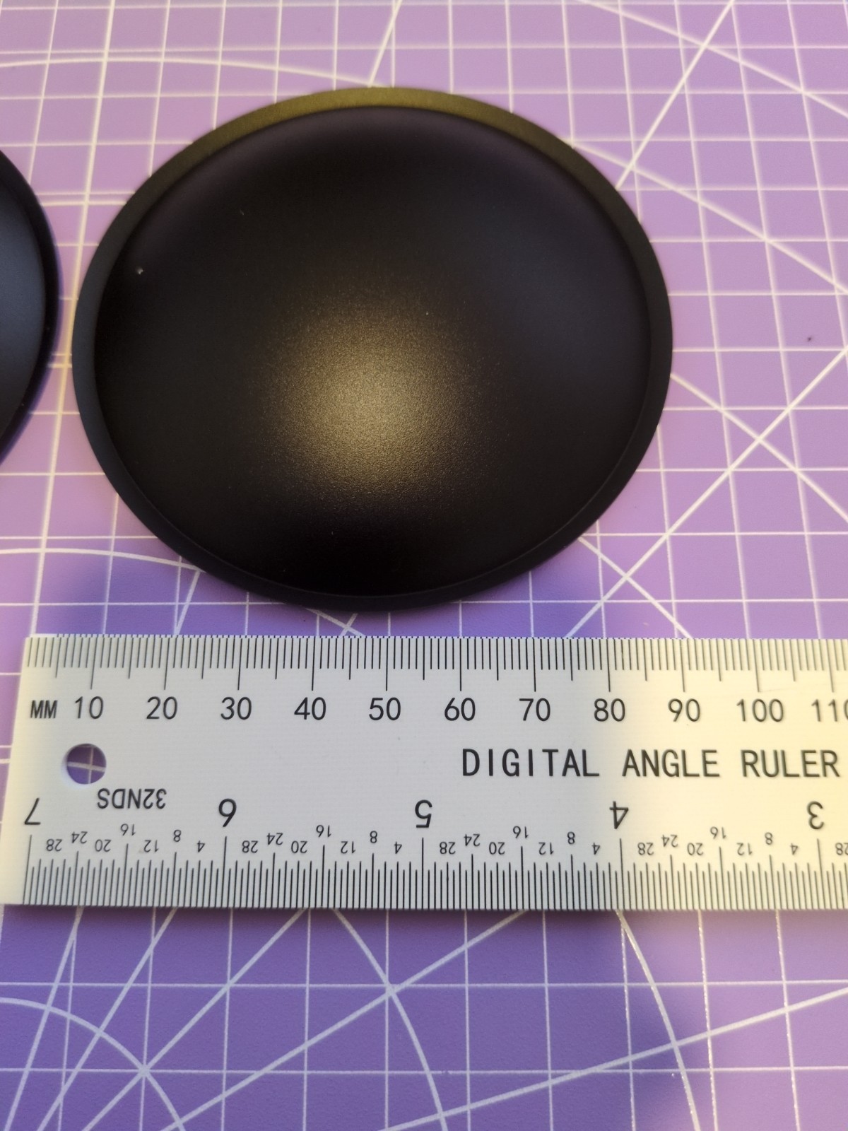 Qnty: 4 Polypropylene Convex Dust Caps 3⅝” (3.5″) 90mm (93mm) Unbranded