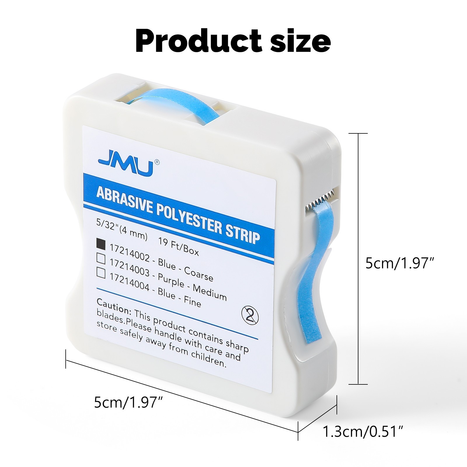 JMU Dental Abrasive Strips Polyester Polishing Strip Coarse/Medium/Fine