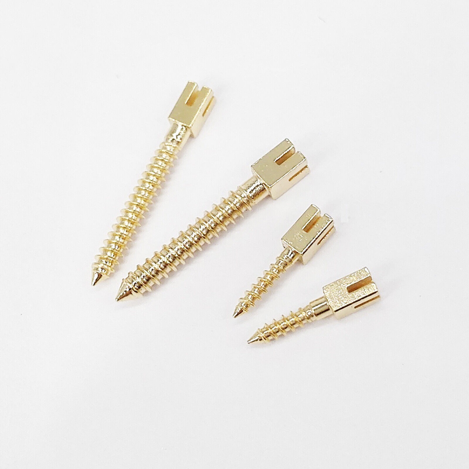 120/240pcs Dental Endo Screw Posts Root Canal Pins Conical Screws Gold Plated