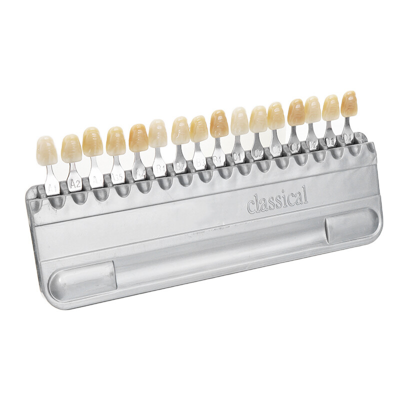 Shade Guide Dental Dentist Materials 16 Colors Shade Guide Teeth