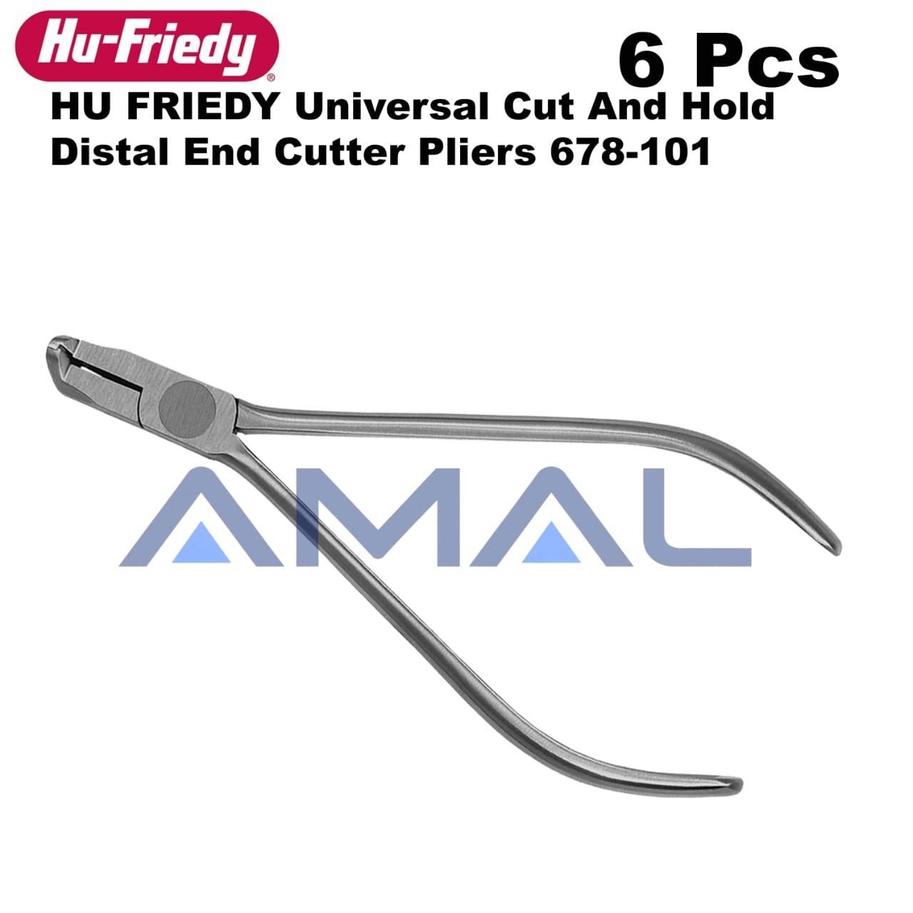 Hu-Friedy 678-101 Distal End Dental Cutter Universal Cut & Hold 6 Pcs