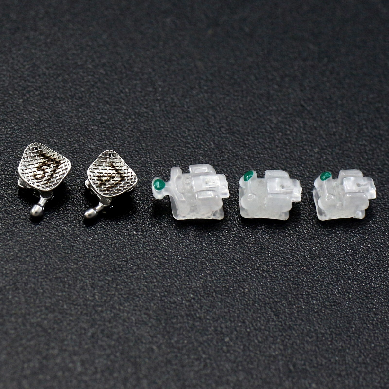Dental Orthodontic Self Ligating Brackets Braces Ceramic Roth MBT 022 345 Ormco