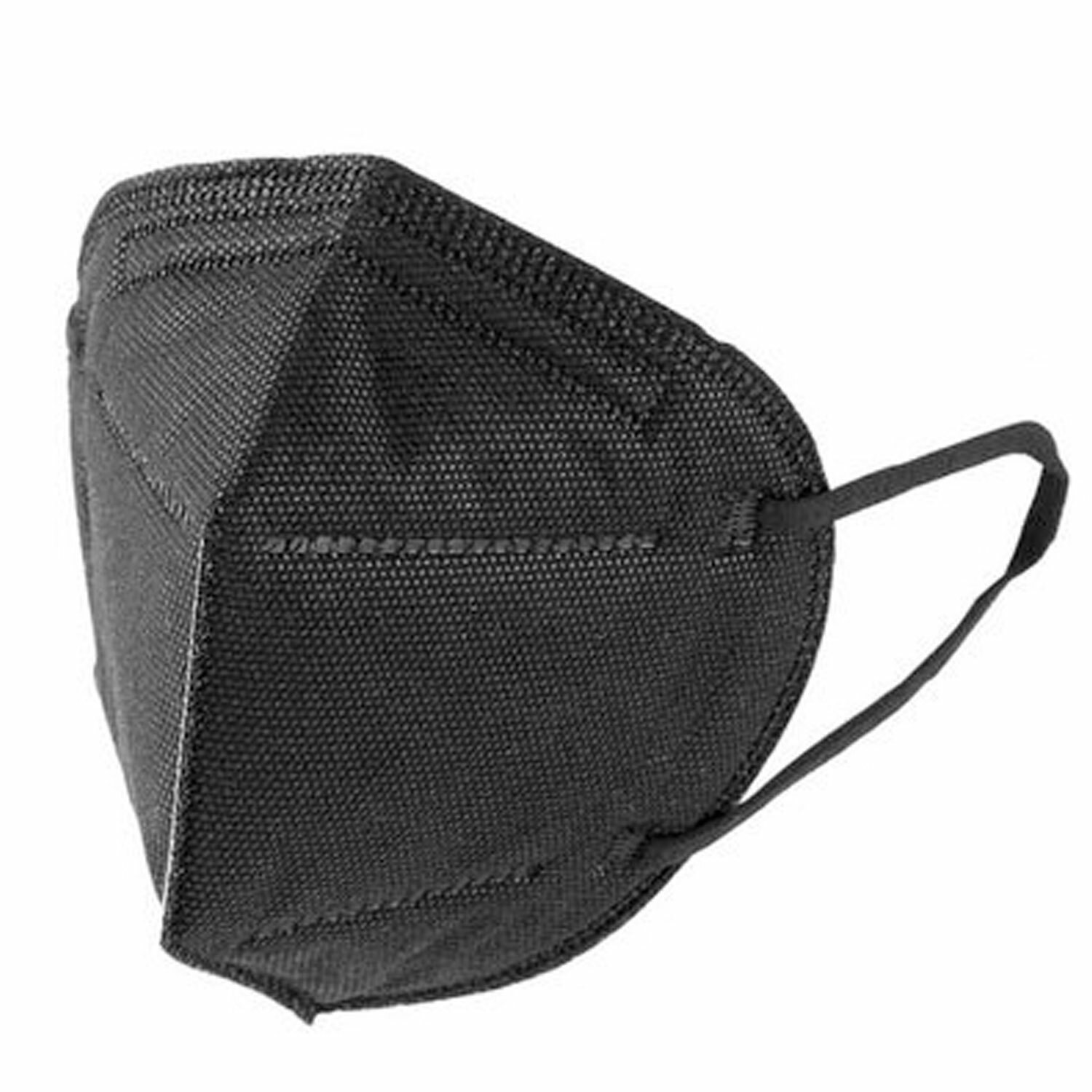 100 Pcs Black KN95 Face Mask Protective 5 Layers BFE 95% Disposable Respirator