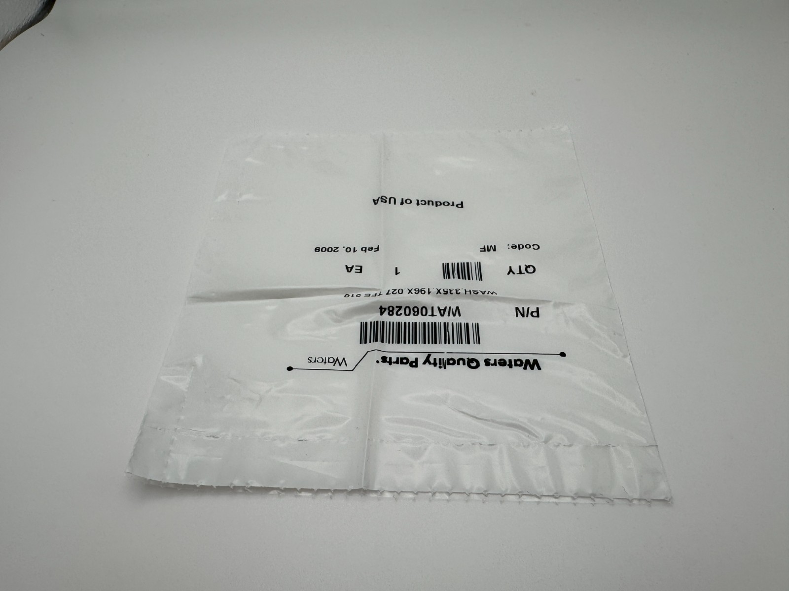 Waters Wash 335x 196x 027 TFE 510 HPLC Part Number WAT060284