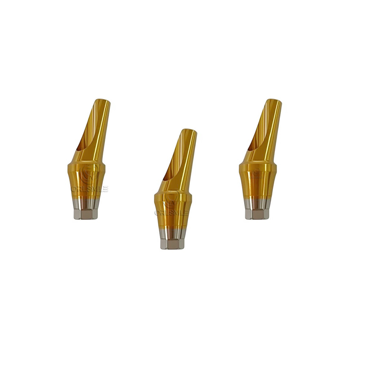 20Pcs Dental Angled abutment 17° with Screw Fits Hiossen Osstem TS Mini Regular