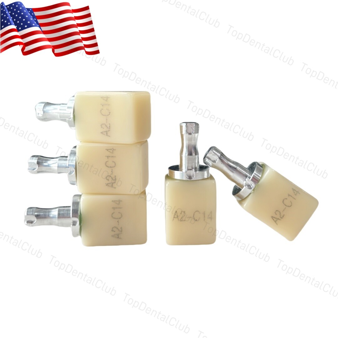 C14 A2 Dental PMMA Block Non Firing CAM CAD CEREC Milling Sirona Free Sinter