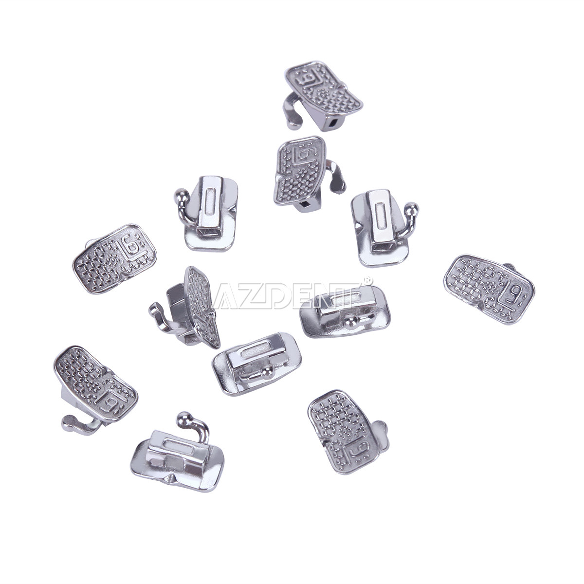 AZDENT Dental Orthodontic 1st Molar Buccal Tube Roth022 Bondable Monoblock U1/L1
