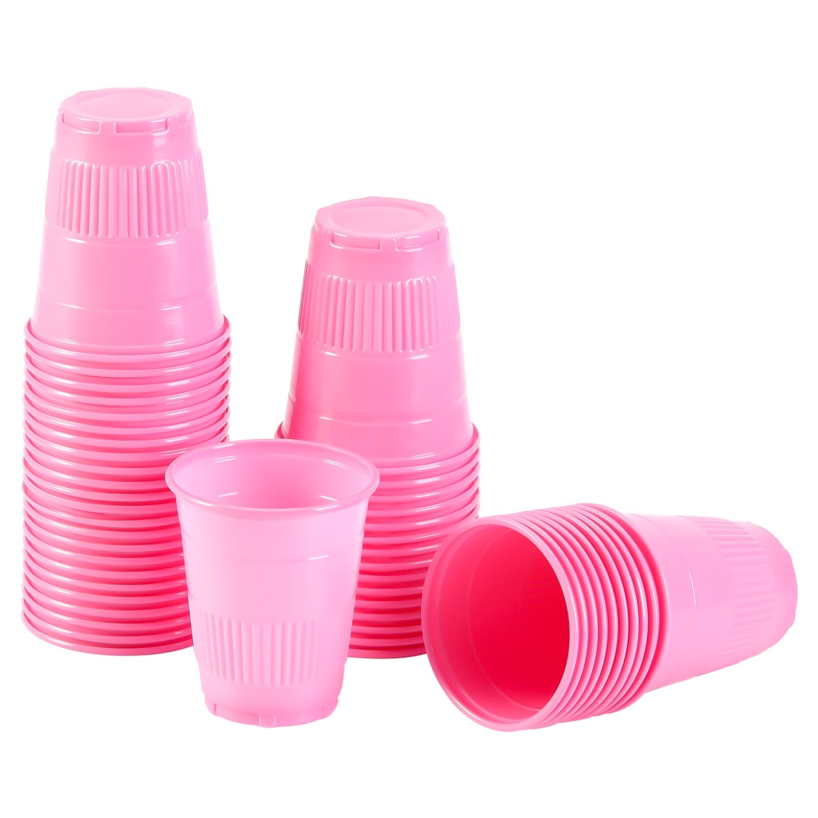 JMU Disposable Plastic Cups 5OZ Colorful Plastic Dental Rinse Cups 1000PCS
