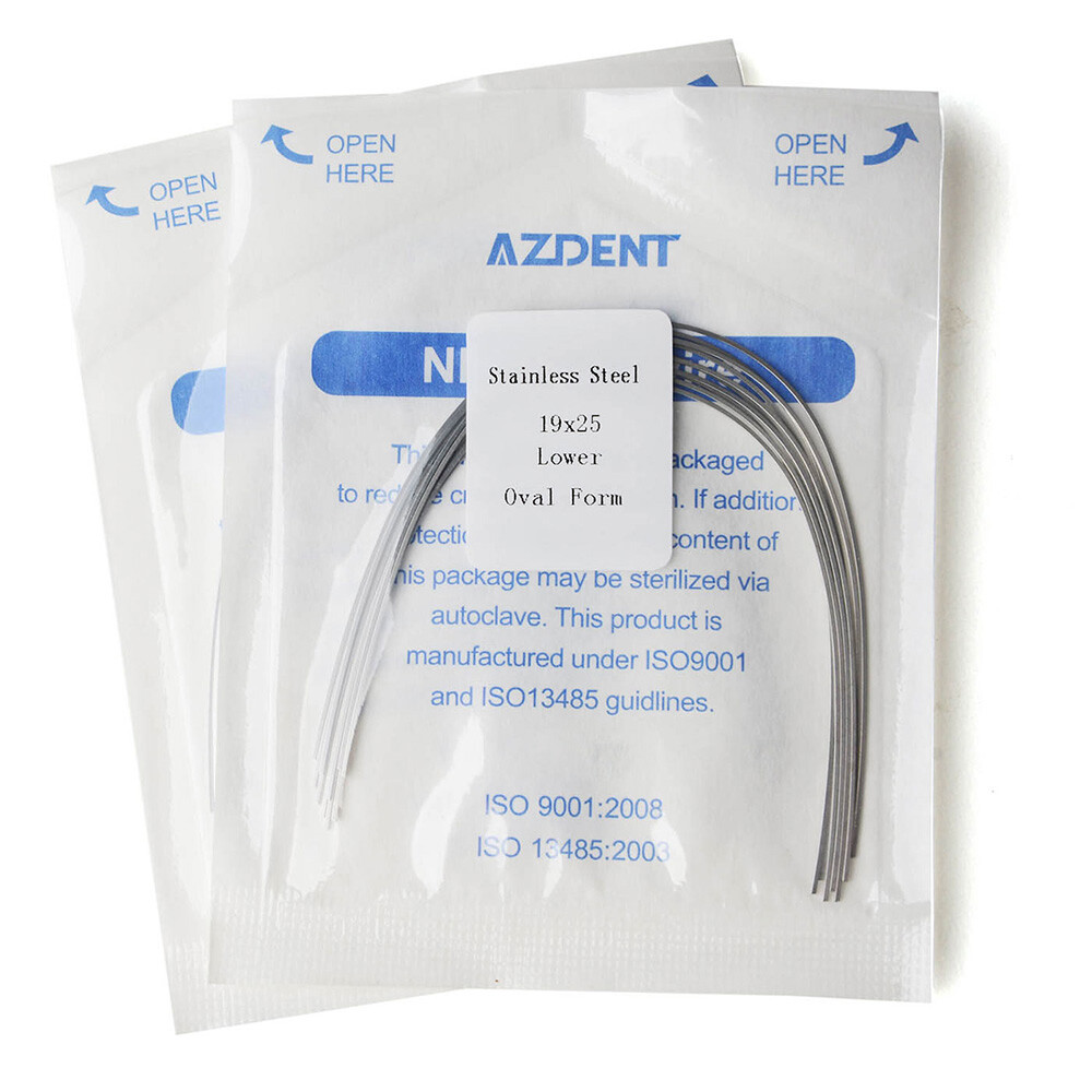 AZDENT Dental Orthodontic Arch Wire Rectangular Stainless steelFor Bracket