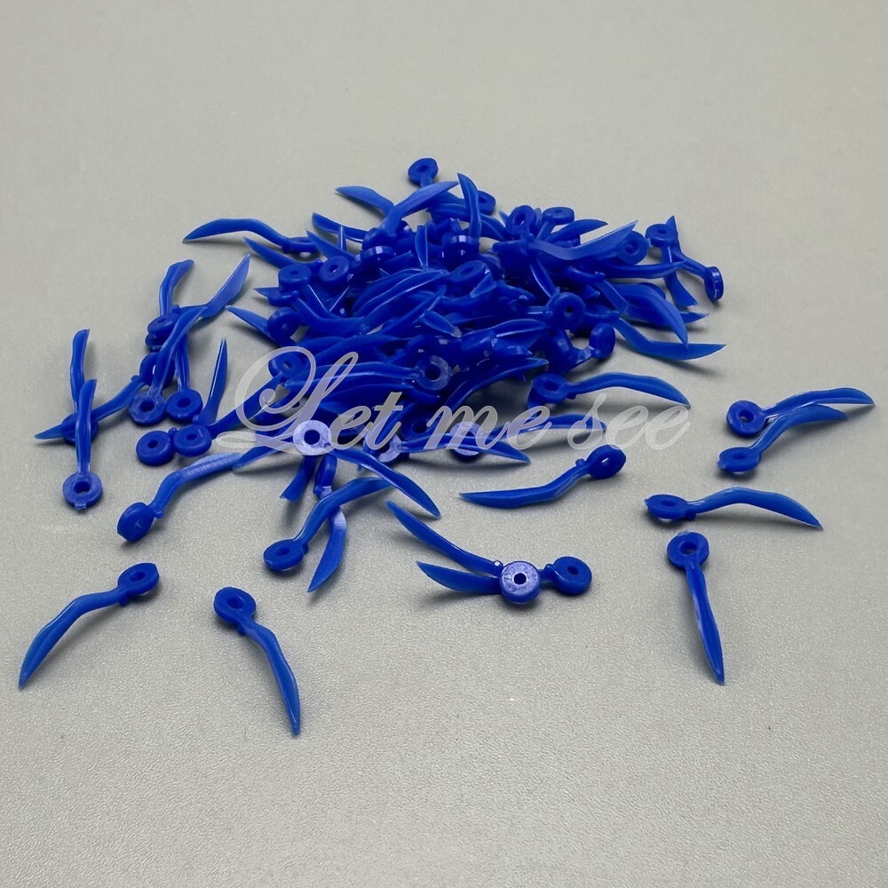 400pcs Dental Plastic Wedges with Hole Dentist Materials 4 Size Teeth Wedges