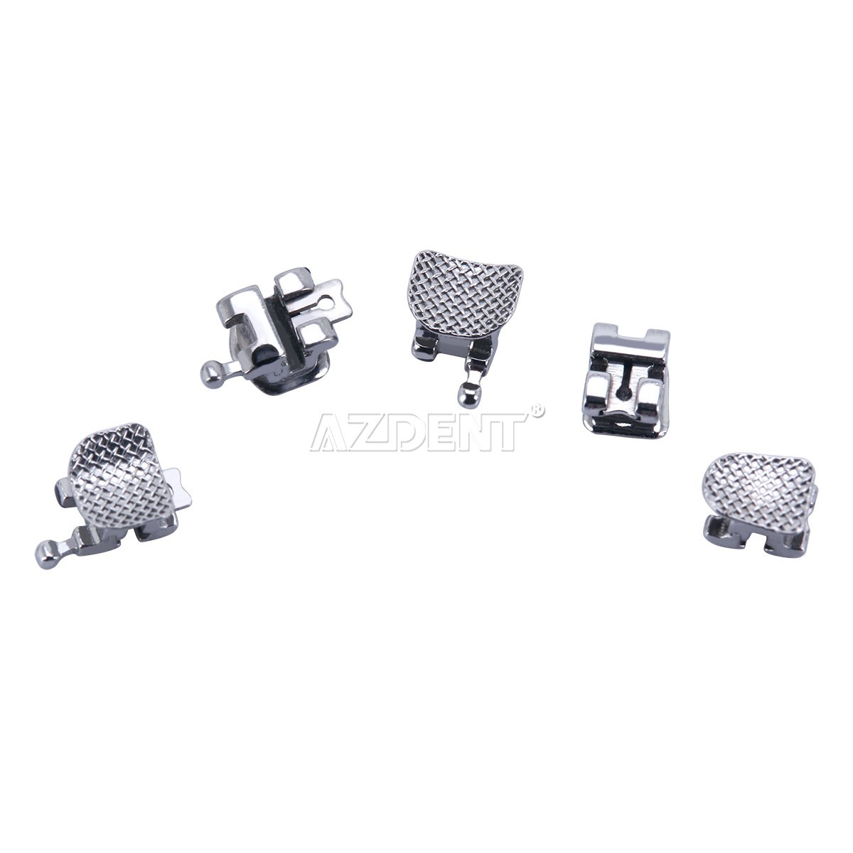 Dental Ortho Locking plate Self-Ligating Bracket Brace Roth/MBT .022 Hooks 3 4 5