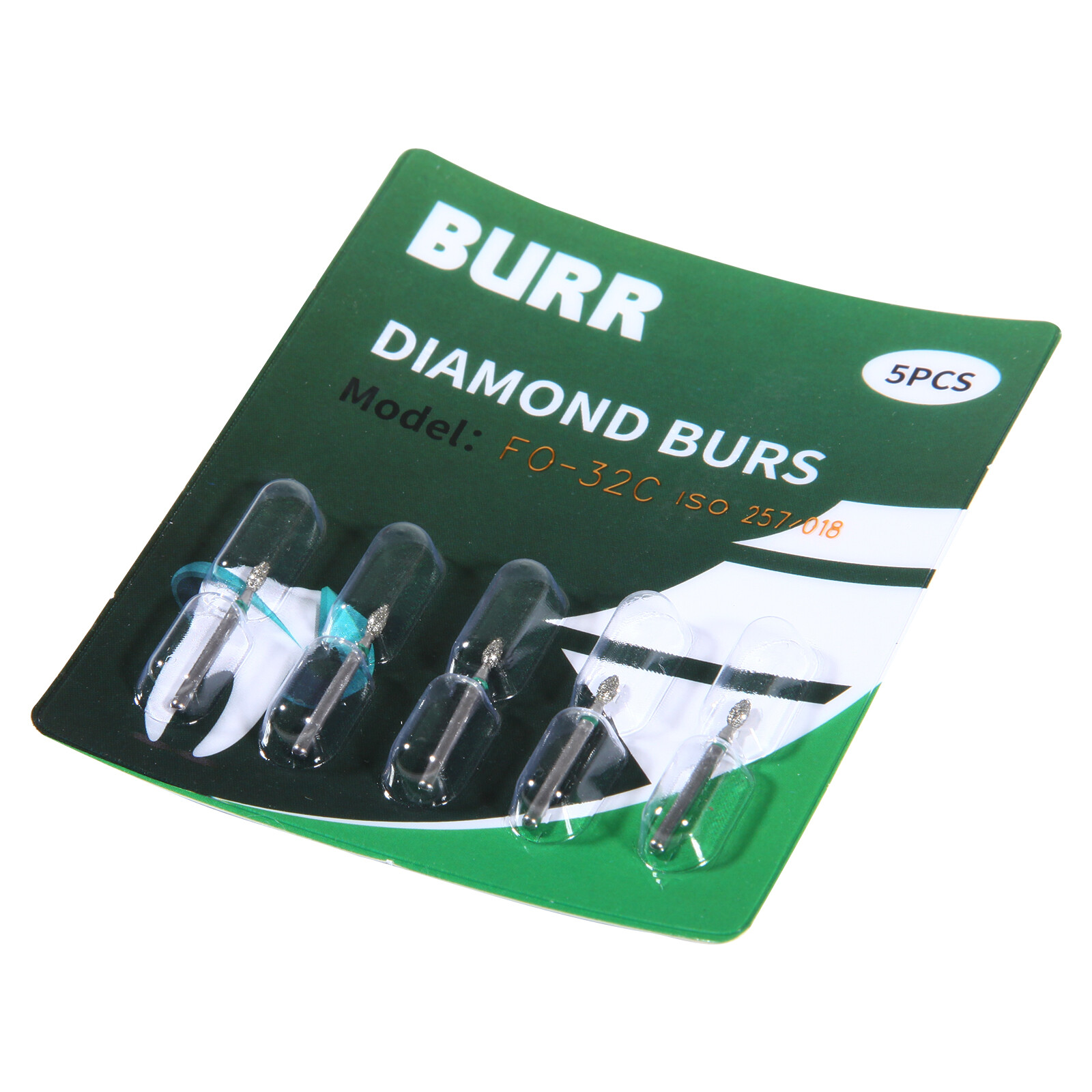 10 packs Dental Diamond Burs drill FG for High Speed turbine Handpiece FO-32C