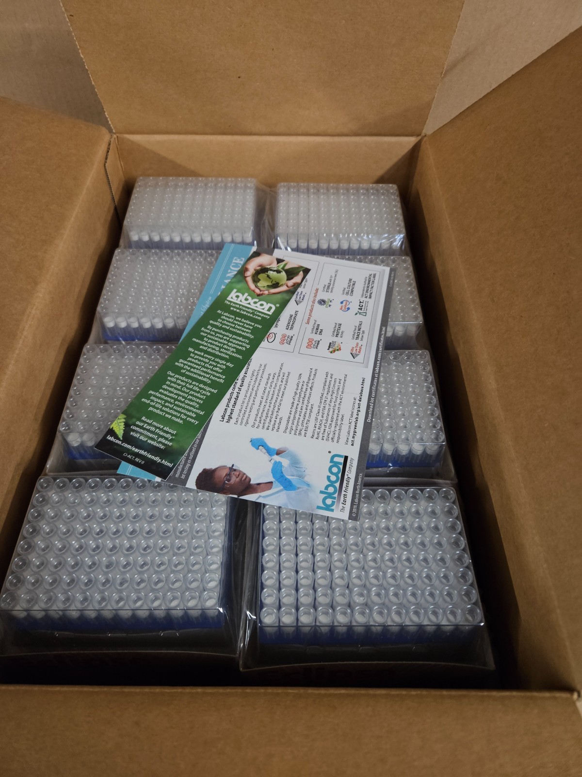 1200µL LTS filtered pipette tips 1.2mL 1200uL Racked Refills Full Case