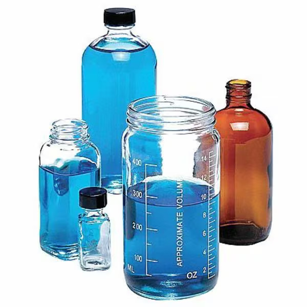 Chase Straight Sided Jar,16 oz.,PK12 5411689V-21 Chase 5411689V-21