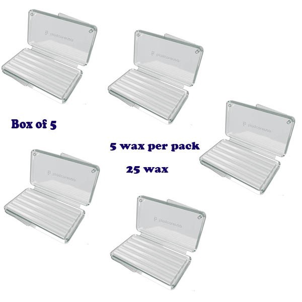 25 Braces Wax for Dental Orthodontic Teeth Protection – Unscented ,Plastcareusa
