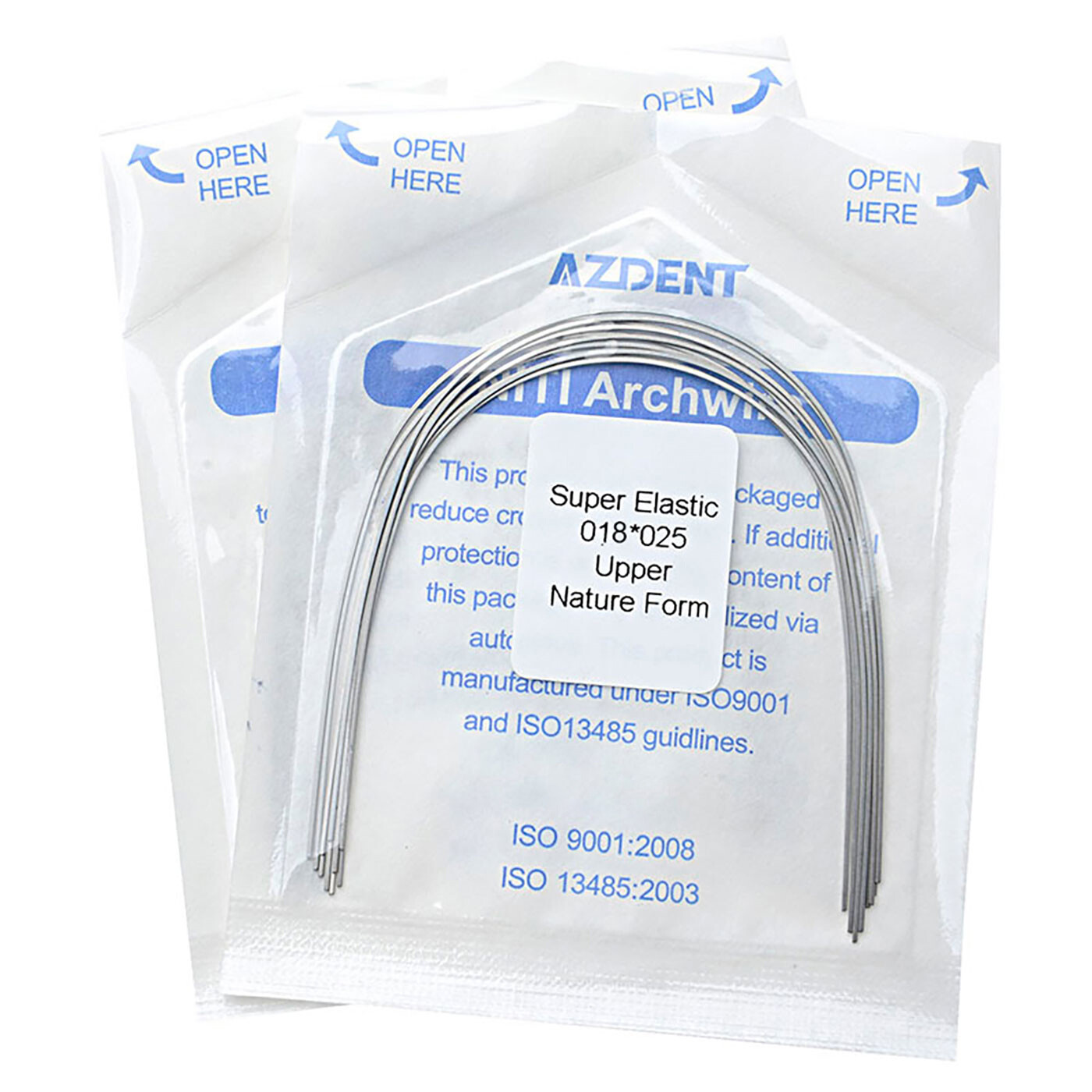 10pcs/Pack Dental Orthodontic Super Elastic Niti Arch Wire Rectangular Nature