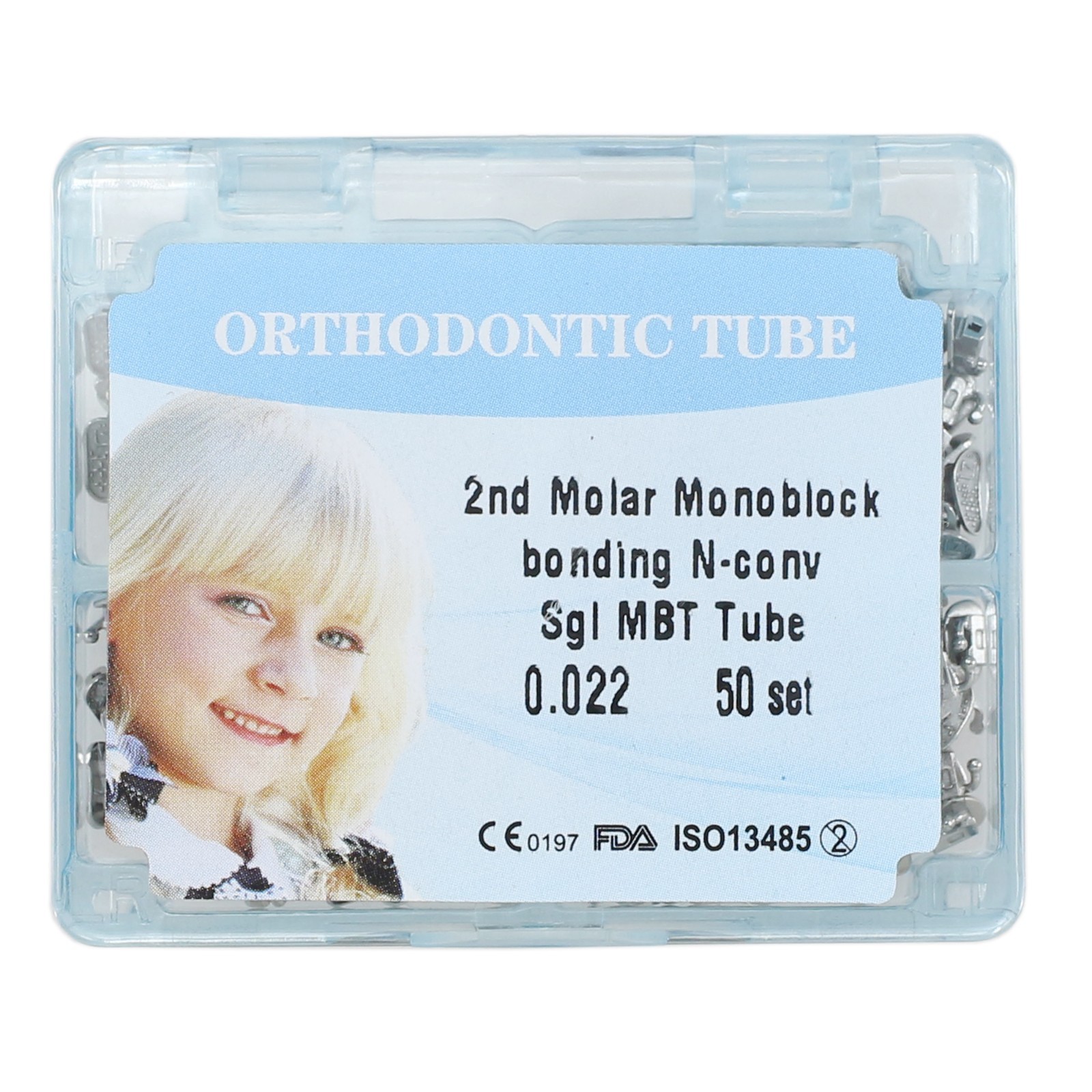 USA Dental Orthodontic Buccal Tubes MBT Roth 022 1st 2nd Molar Bondable Single