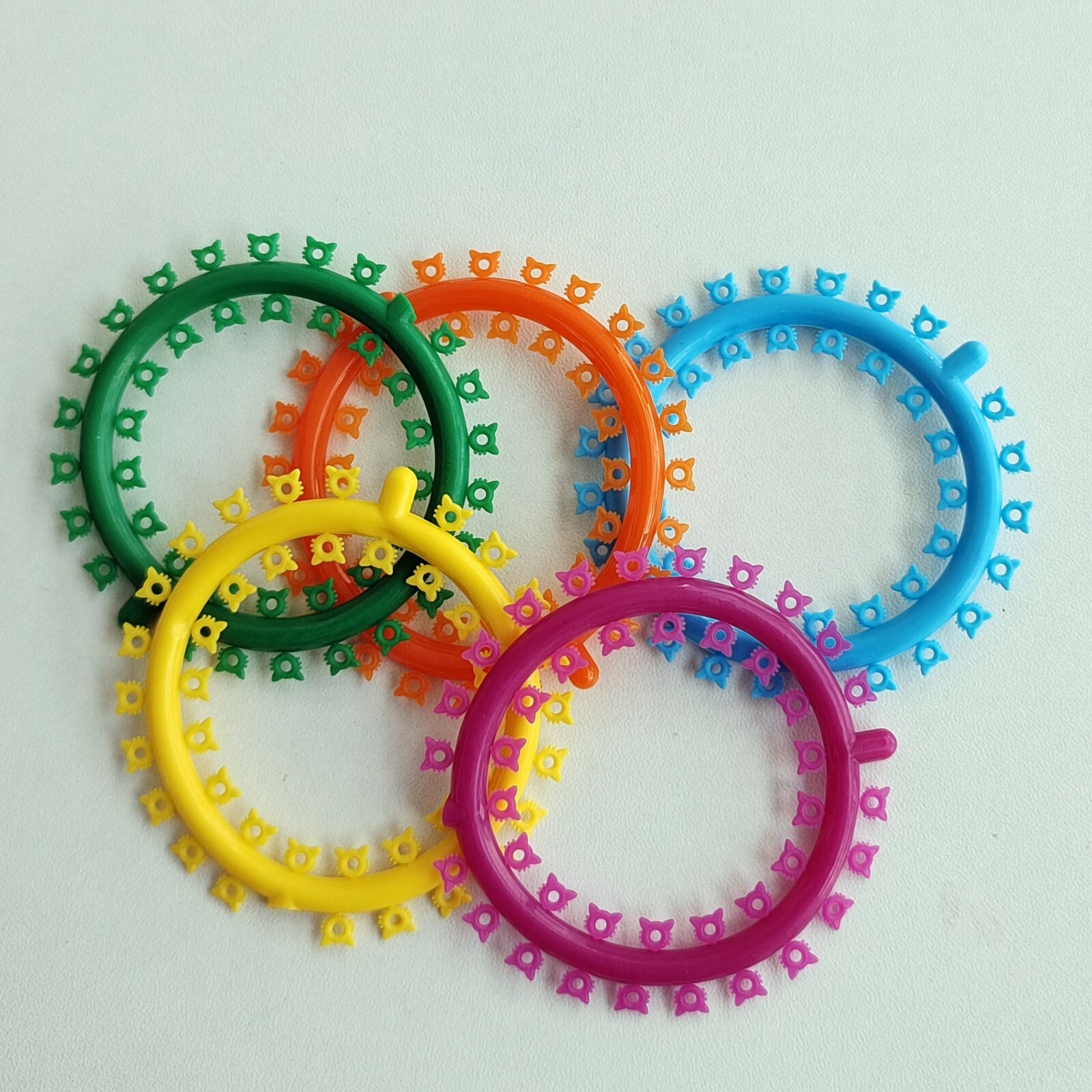 1000Pcs Dental Orthodontic Elastic Ligature Tie Multi-Colored Kitty Rubber Band