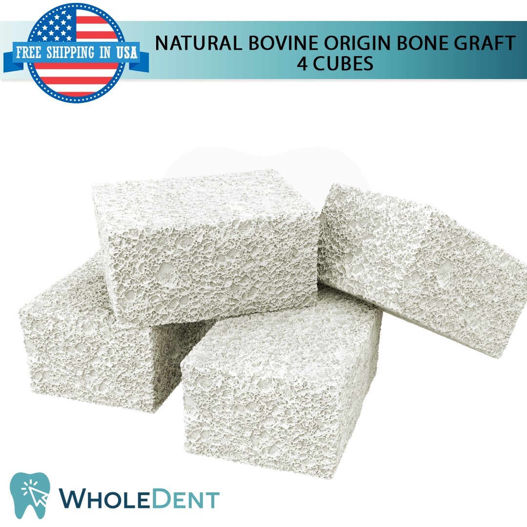 Dental Natural 4 Cubes Origin Material Sterile 5x5x5mm