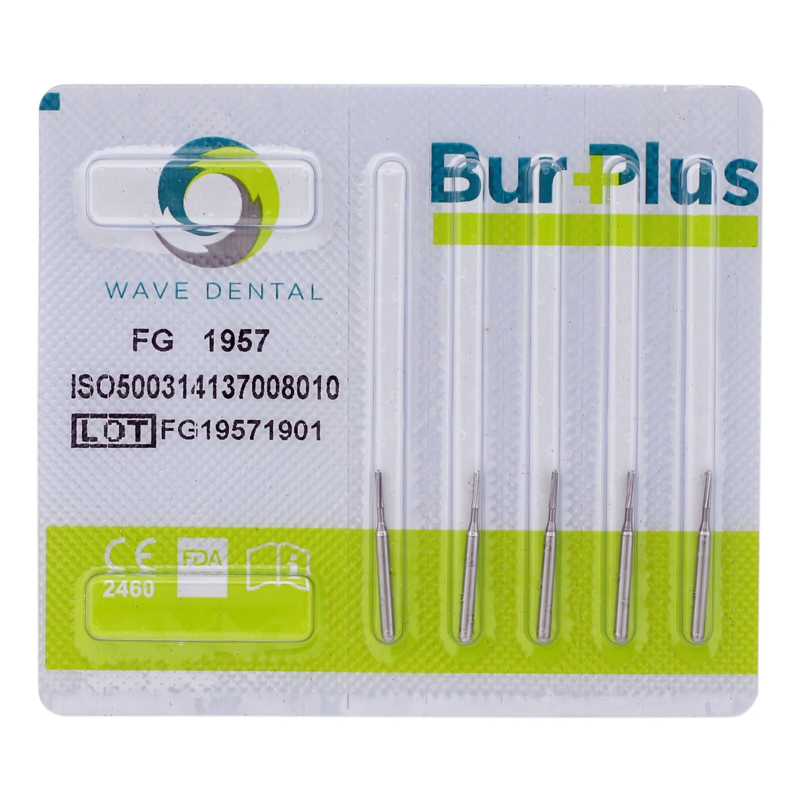 Wave Dental Carbide Burs For High Speed Handpiece Friction Grip FG 1957 1958