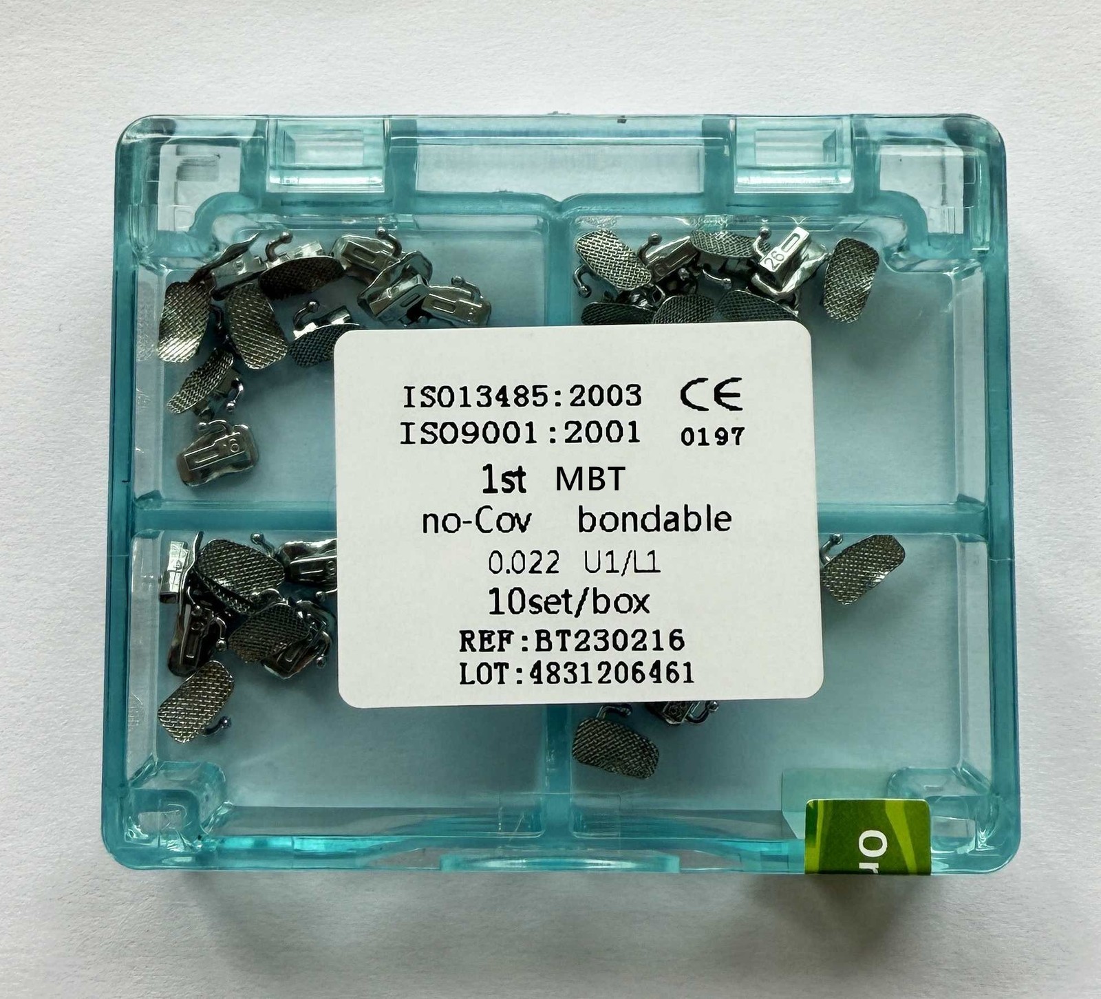 1st Molar Roth 0.022 Bondable Mesh 1 box Dental Orthodontic Single Buccal Tubes