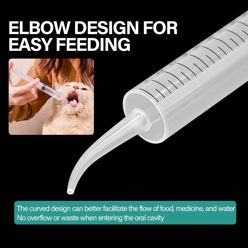 4 Pieces Baby Bird Feeding Syringe 12 ml Pet Liquid Syringes Kitten Feeder…