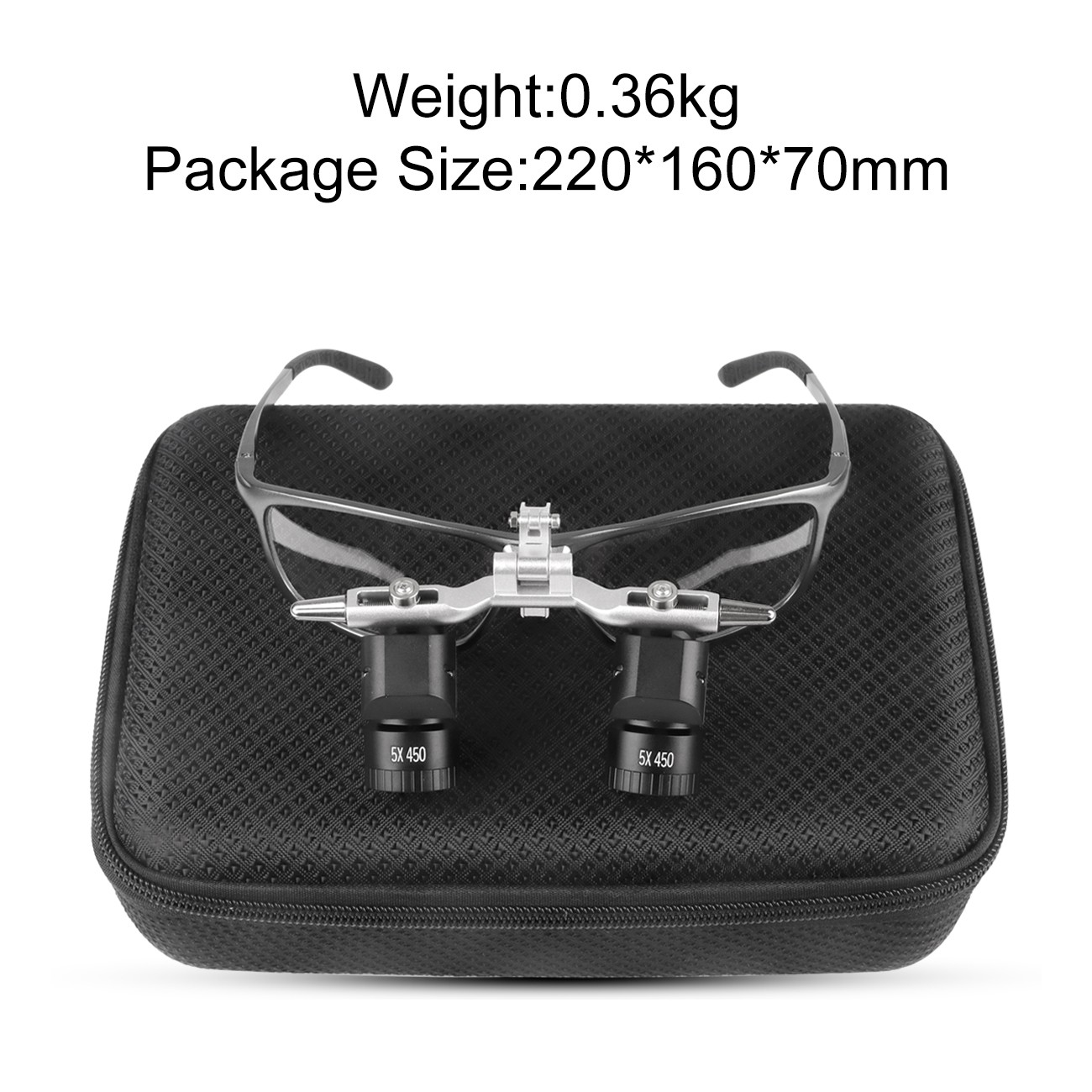 5X Dental Surgical Ergo Loupes Adjustable Working Distance Magnifying Glass US