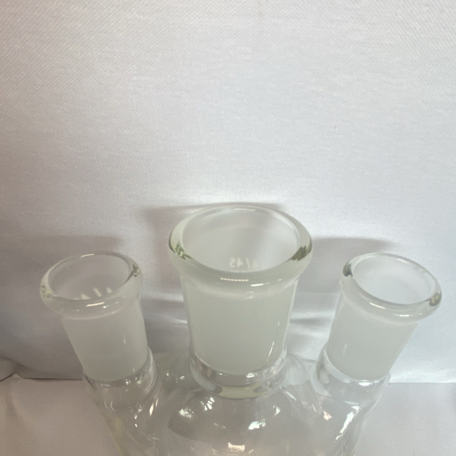 PYREX 500ml Three Neck Round Bottom Flask Borosilicate Glass Laboratory