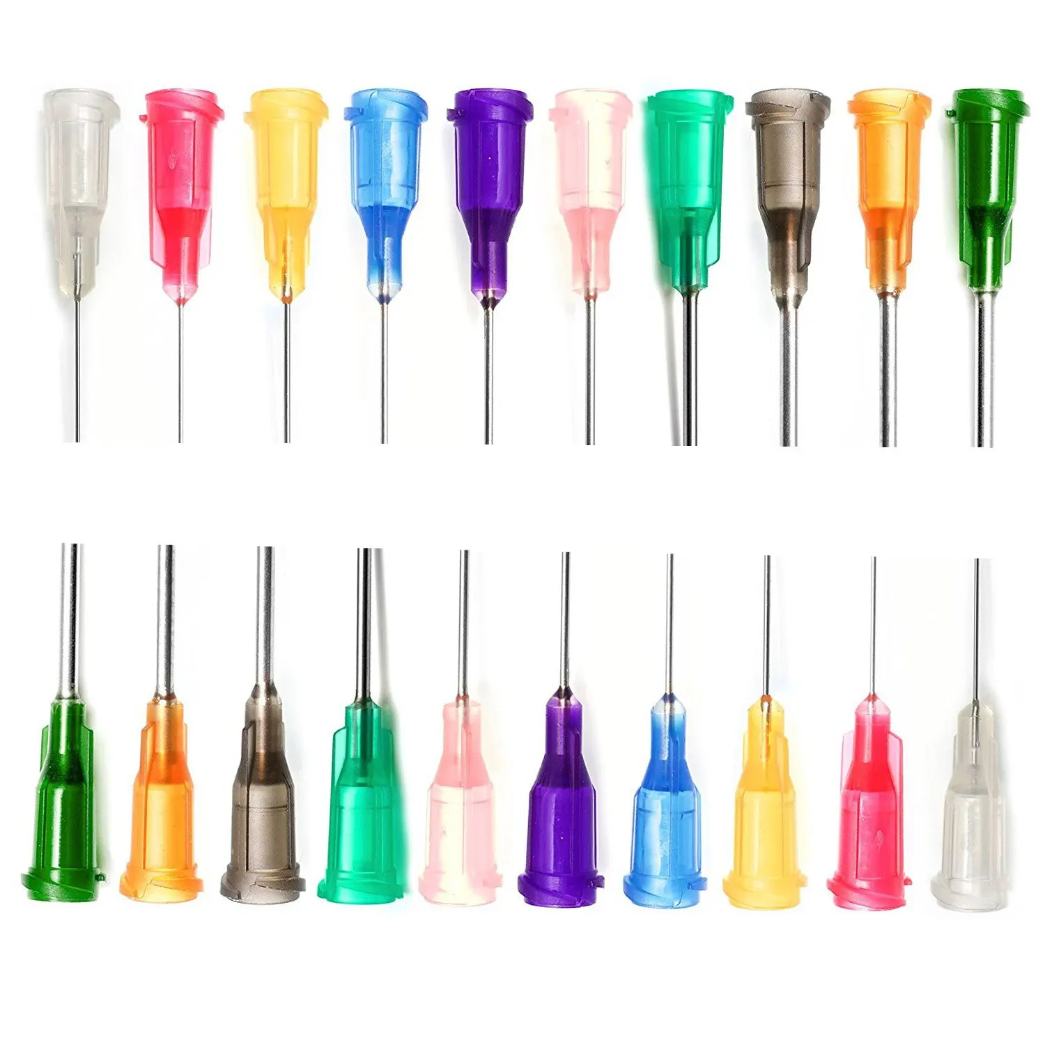 25pcs 0.5 ” Straight Precision Liquid Dispenser Needles Tips Industrial 14-30G