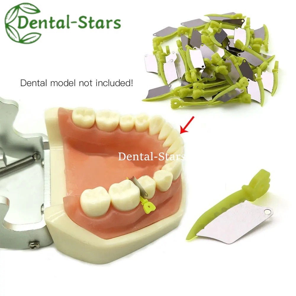 50Pcs/Box Dental Prime Teeth Interproximal Wedge Guard With Metal Protection S