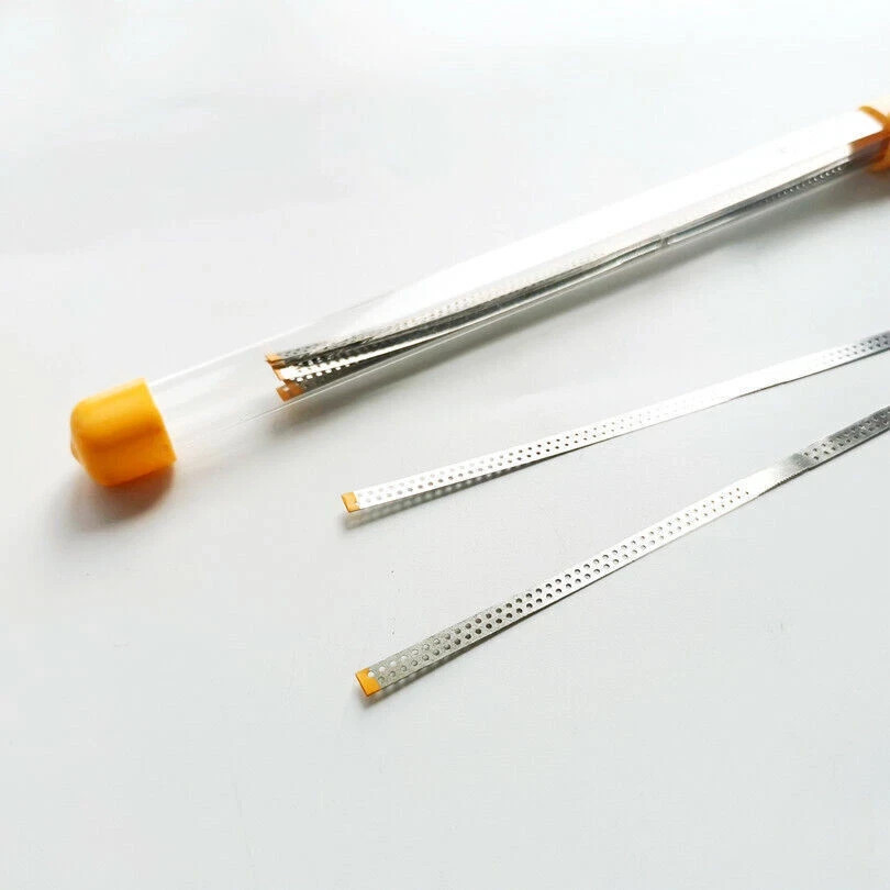 5 Pcs/Pack Orthodontic Dental Stainless Steel Polishing Finishing Fine IPR Strip