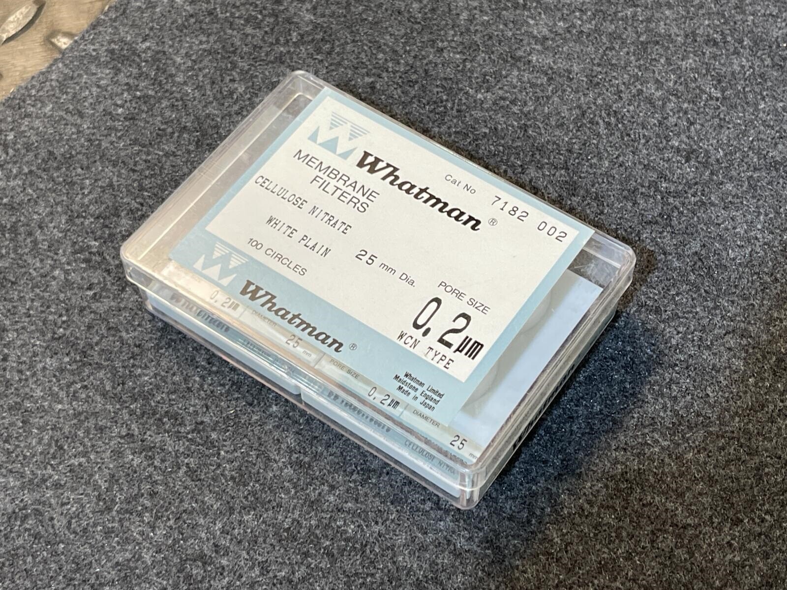 Whatman 7182 002 Cellulose Nitrate Membrane Filters, -Unused, Unknown Quantity