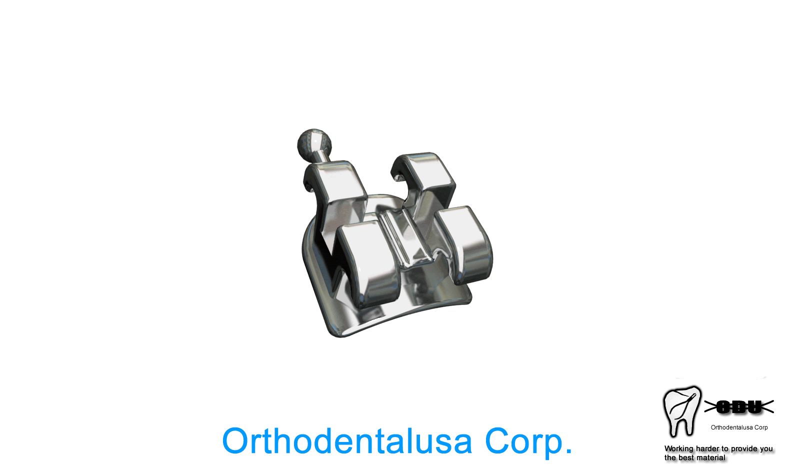SET X 3 cases (60) ORTHODONTIC BRACKET NATURAL MBT .022” W/H 3,4,5 MIM MESH