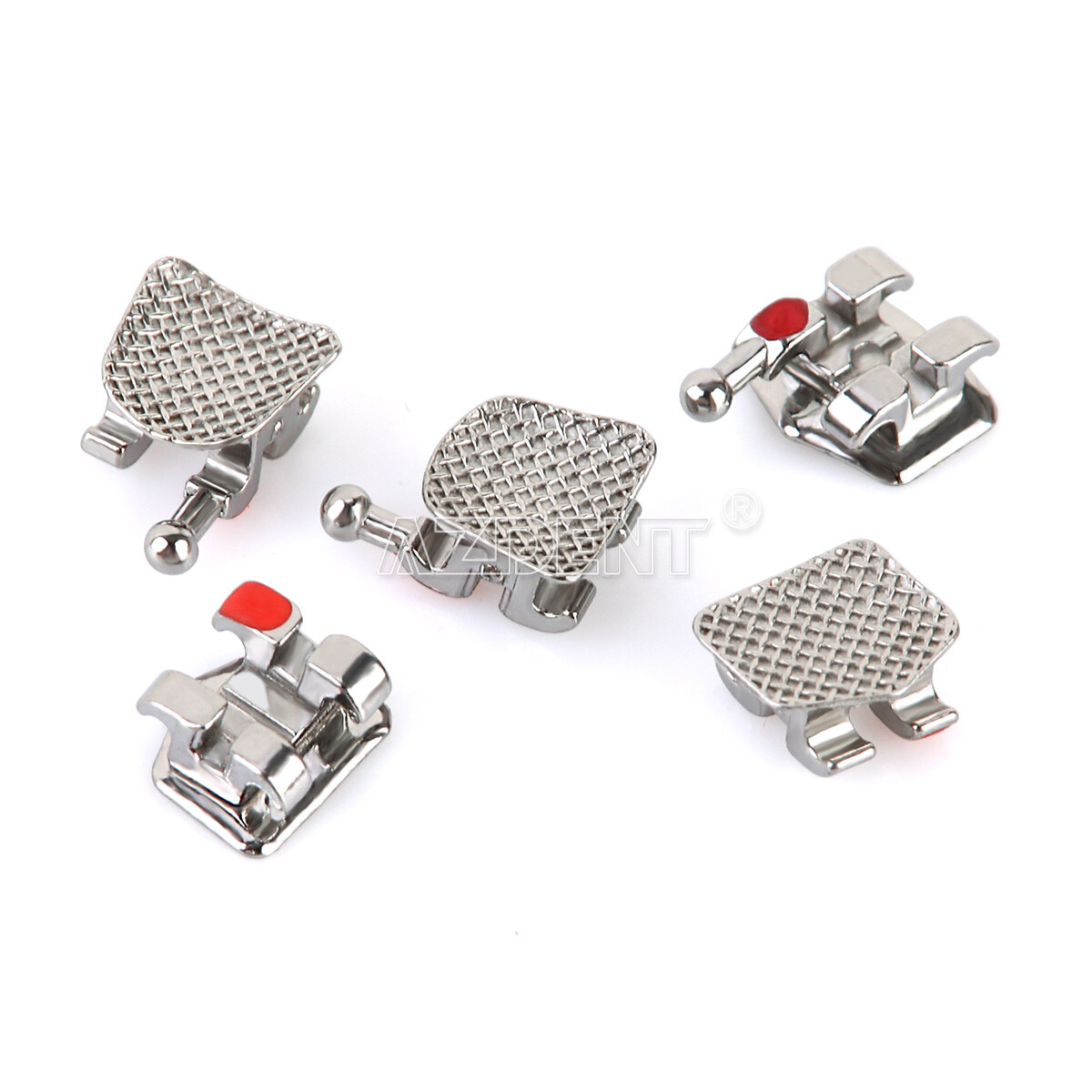 20 Packs Dental Orthodontic Brackets Mini/Standard MBT/Roth 022/018 Hooks 3 4 5