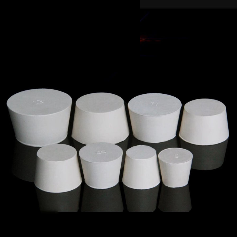 Rubber Bung Stopper Tapered Plugs Laboratory Solid Stoppers Various Sizes Cover