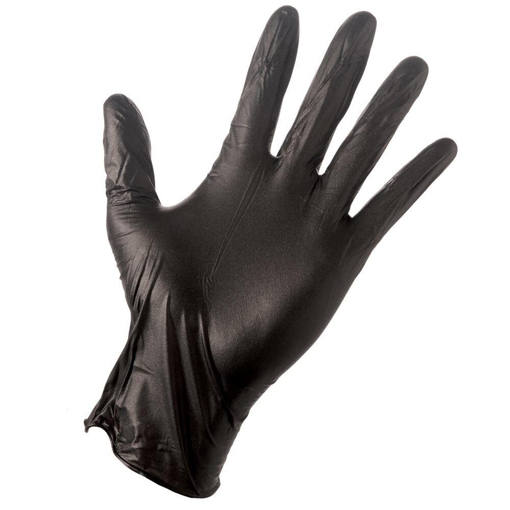 Black Mamba Powder Free Industrial Strength Nitrile Gloves 100 Count Large