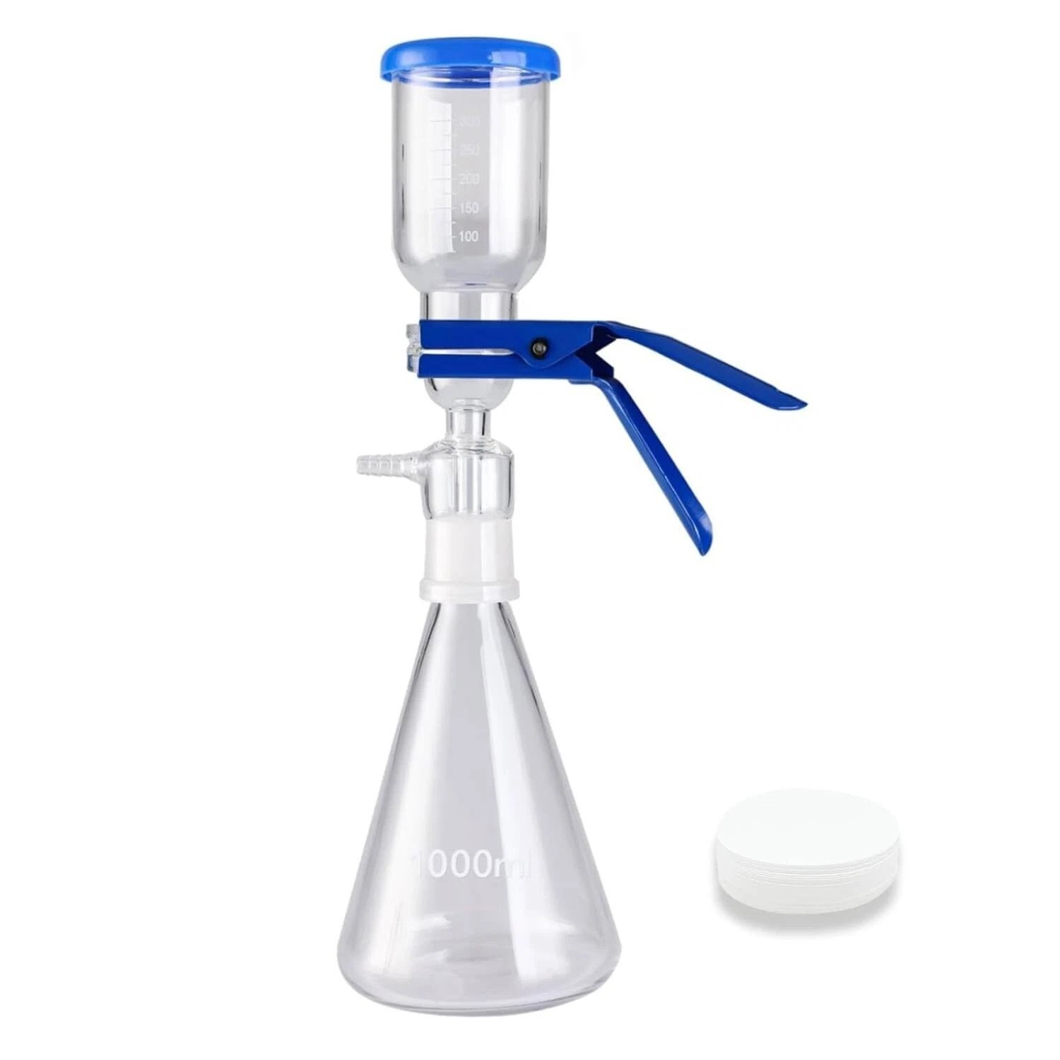 50L/min 180W Lab Vacuum Pump+1000mL Lab Suction Filtering Filtration Flask Glass