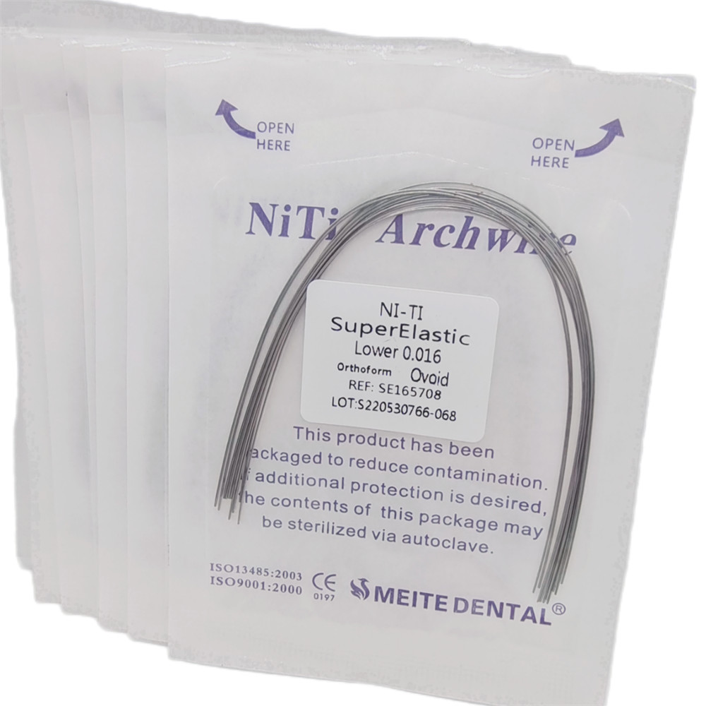 Dental Orthodontic Super Elastic Niti Arch Wire Round 012-020 UPPER LOWER