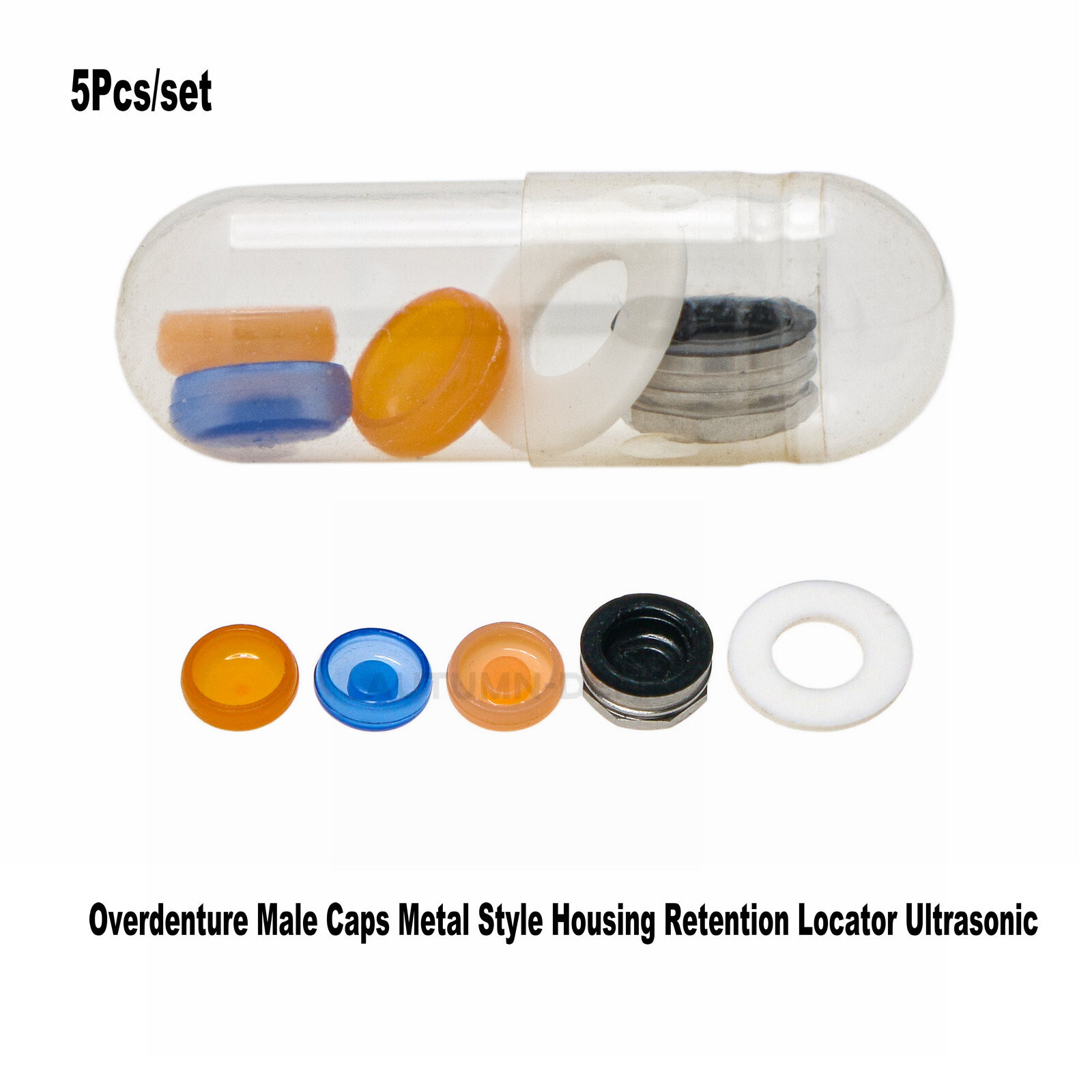 Strong Retentive Caps Overdenture Attachments Abutments Dental Metal Housing